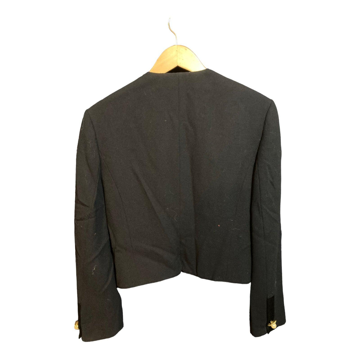 Louis Feraud Wool Navy Skirt Suit UK Size 10 - Ava & Iva