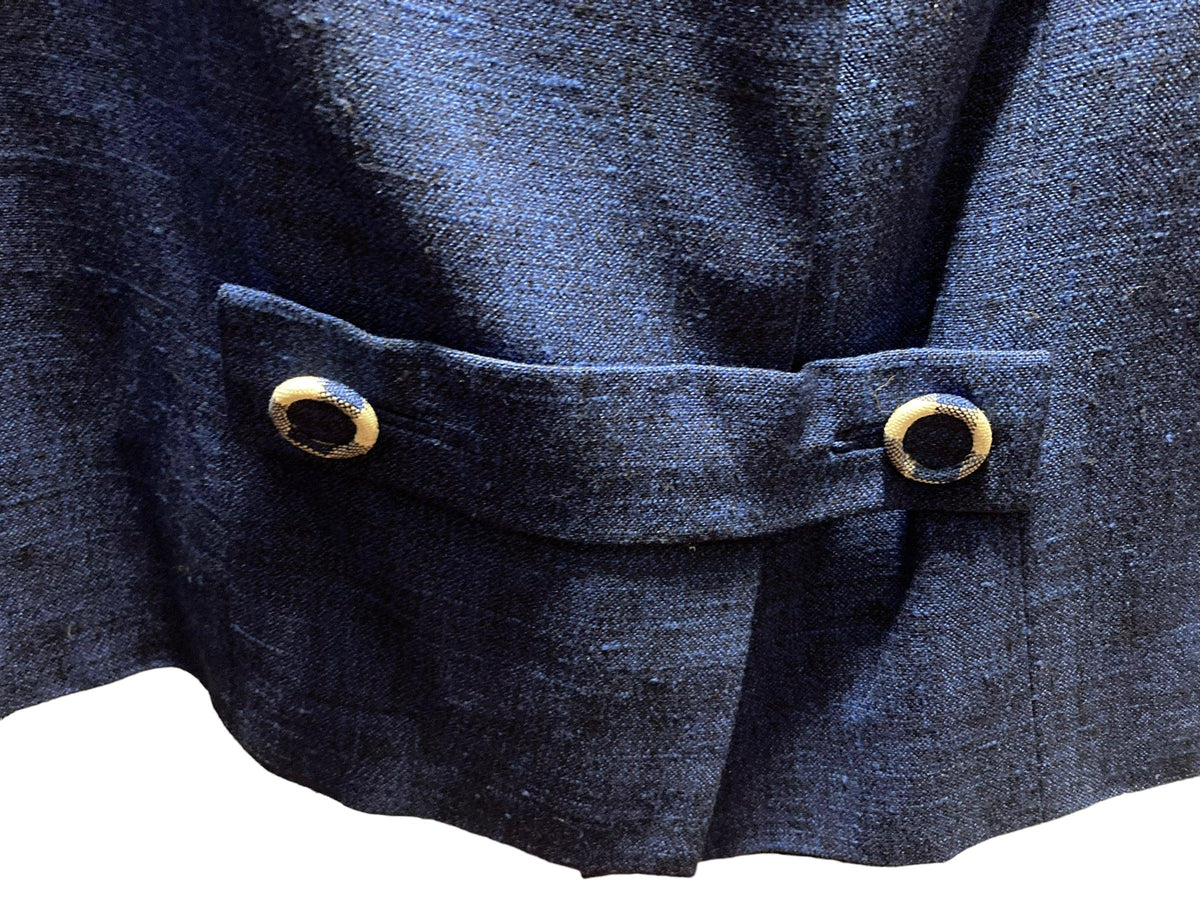 John Montrose Royal Blue Long Sleeved Jacket UK Size Small - Ava & Iva