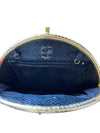 Susan Gail Genuine Snake Black Clutch Bag - Ava & Iva