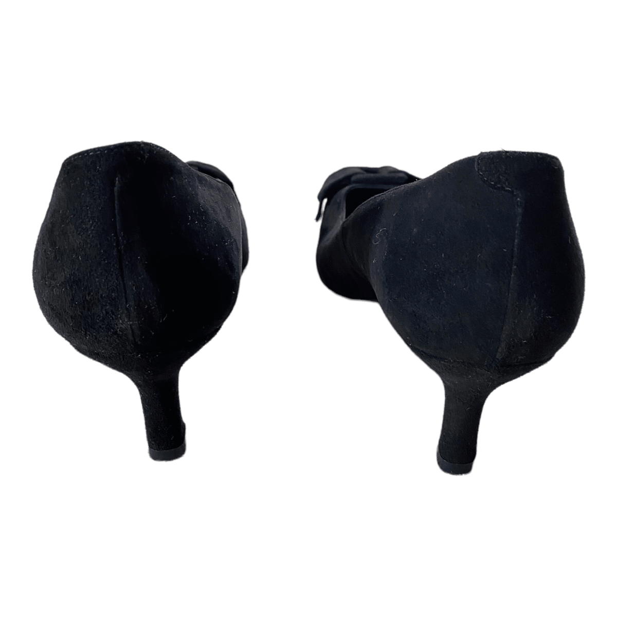 L.K Bennett Suede Court Shoes Black UK 6 EU 39 - Ava & Iva