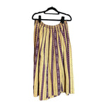 Liberty Cotton Mustard & Purple Skirt UK Size 12 - Ava & Iva