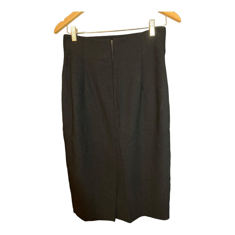 Louis Feraud Wool Navy Skirt Suit UK Size 10 - Ava & Iva