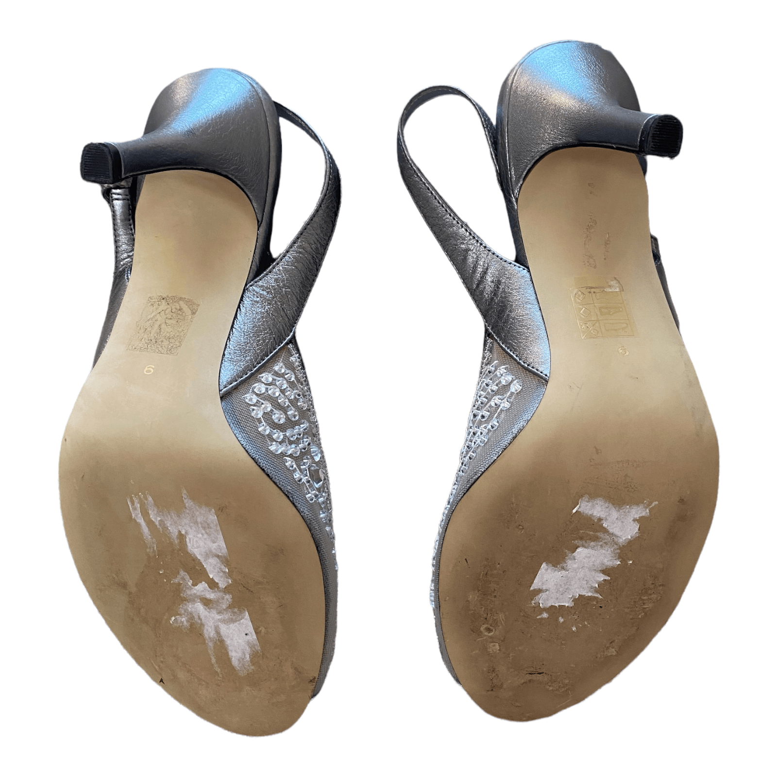 Roland cartier 2025 silver sandals