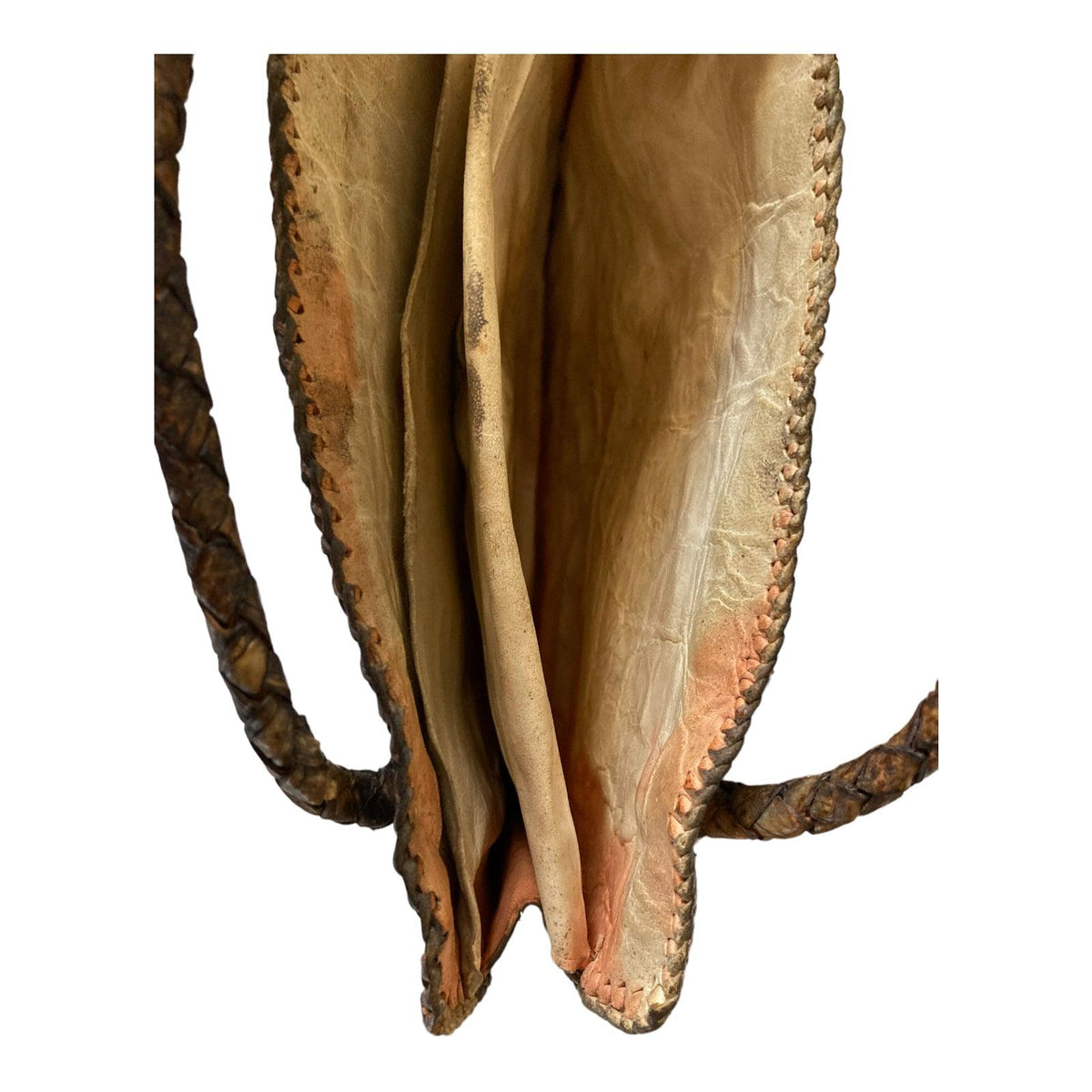 Vintage Genuine Crocodile Fixed Handle Handbag - Ava & Iva