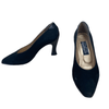 Russell and Bromley Suede Court Shoes Black UK 7.5 EU 40.5 - Ava & Iva
