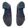Geox Leather Block Heel Loafers Purple UK 6 EU 39 - Ava & Iva