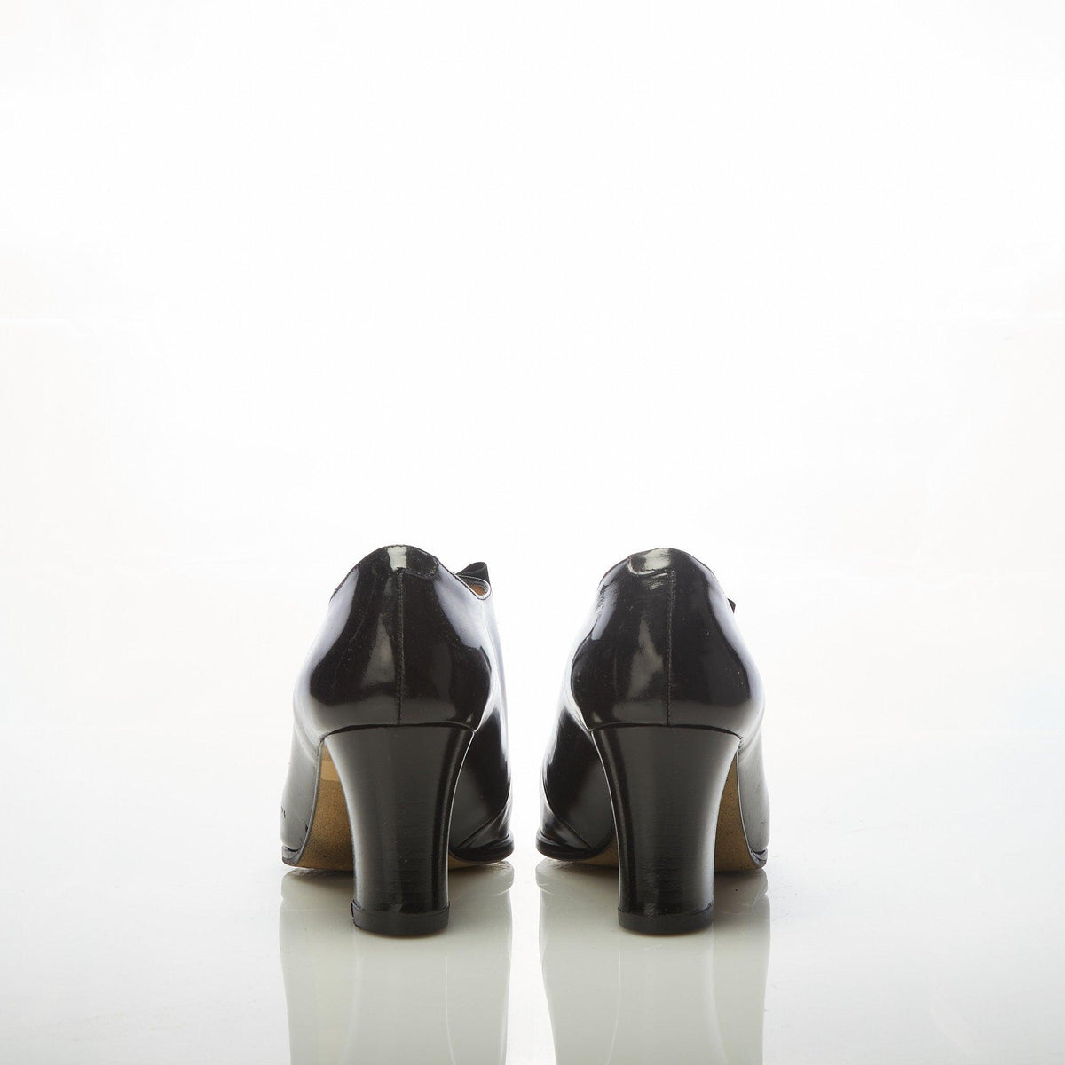 Giorgio Pacini Azzurra Patent Leather Black Mary Jane Style Shoe UK Size 7 - Ava & Iva