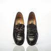 Bally Leather Black Slip On Shoe UK Size 6. - Ava & Iva