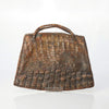 Vintage Genuine Crocodile Fixed Handle Handbag - Ava & Iva