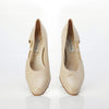 Jane Shilton Leather Cream Shoe UK Size 8 (EU41) - Ava & Iva