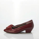 Bruno Magli Leather Burgundy Pump Style Slip On Shoe UK Size 5.5 - Ava & Iva