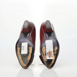 Bruno Magli Leather Burgundy Pump Style Slip On Shoe UK Size 5.5 - Ava & Iva