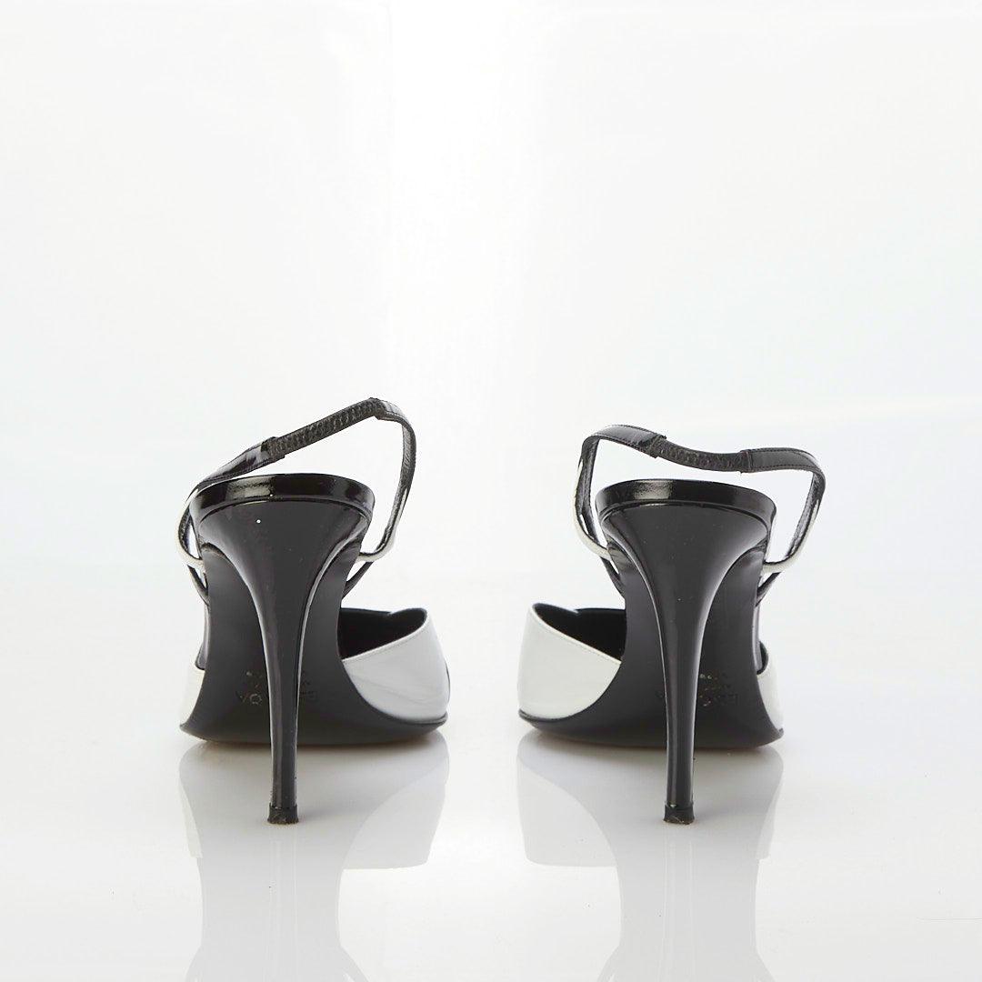 Escada Patent Leather Slingback Shoe UK Size 7 - Ava & Iva