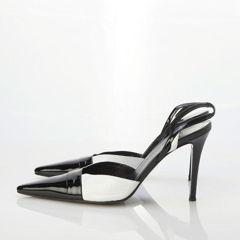 Escada Patent Leather Slingback Shoe UK Size 7 - Ava & Iva