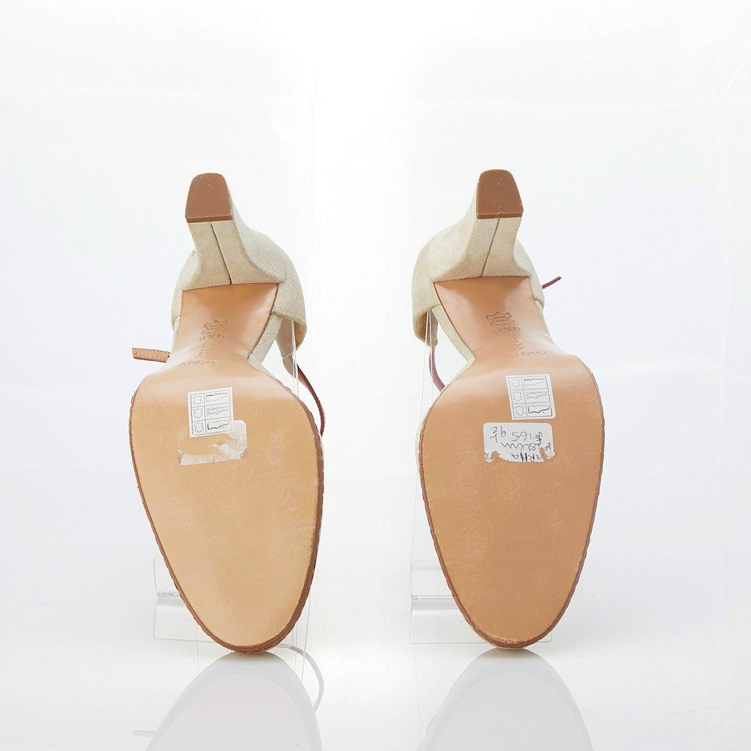 DKNY Suede Cream Mary Jane Shoe US 9.5 / UK 6.5 - Ava & Iva