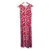Adini Sleeveless Summer Tunic Maxi Sundress Dress Pink Multi Floral Print UK Size 10-12 - Ava & Iva