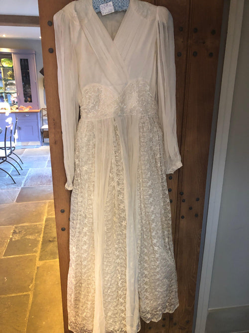 1940’s utility lace wedding dress - Ava & Iva