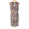 Sportmax 100% Silk Sleeveless Dress Pink Floral with Slip UK Size 10 - Ava & Iva