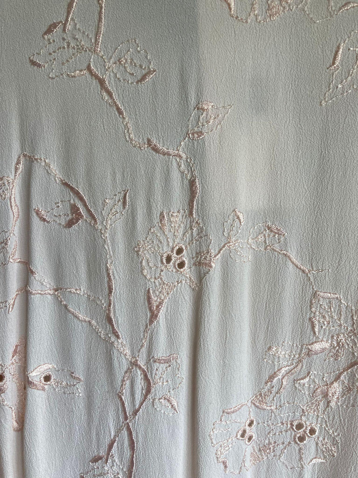 Ghost Peach Long Sleeved Beach Cover Up Style Dress UK Size Medium - Ava & Iva