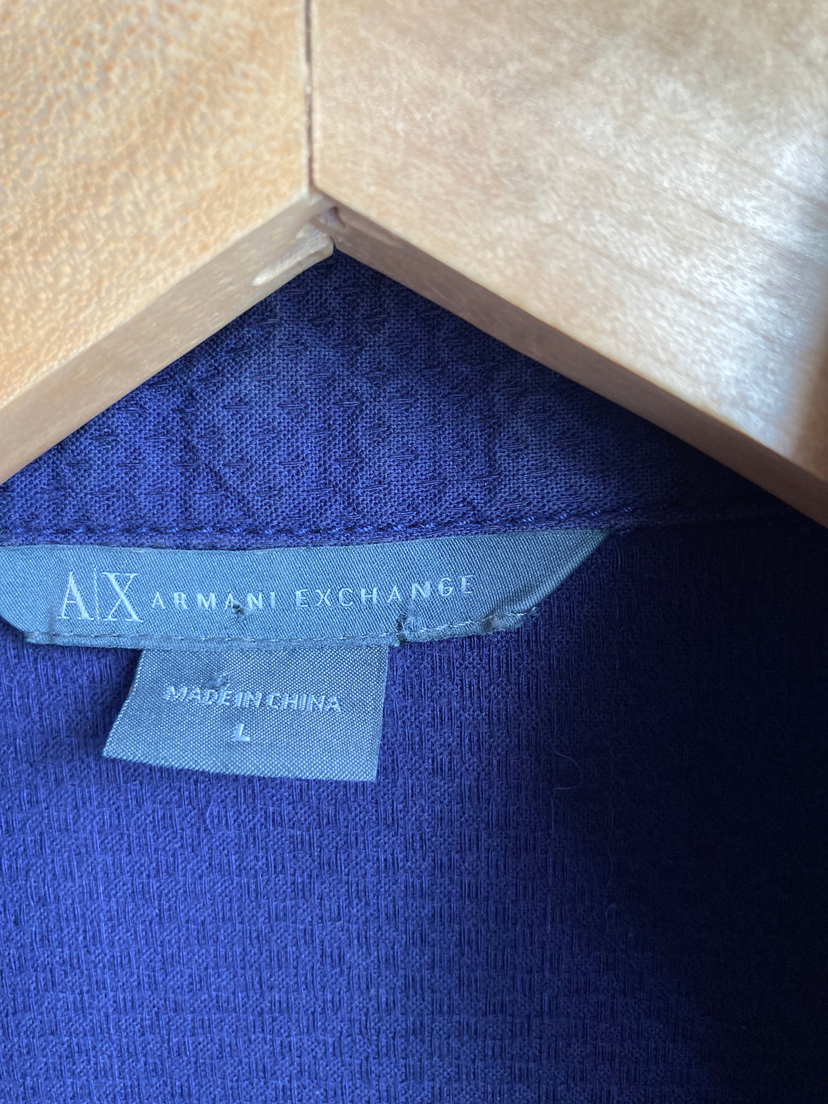 Armanni Exchange Cotton Navy Casual Jacket UK Size 14 - Ava & Iva