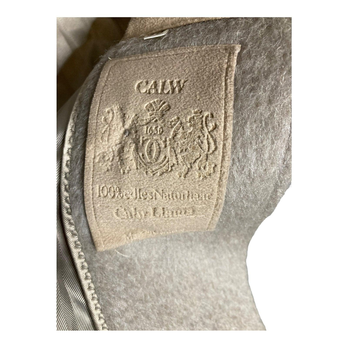 Cotz Llama Wool Cream Long Sleeved Coat UK Size 14 - Ava & Iva