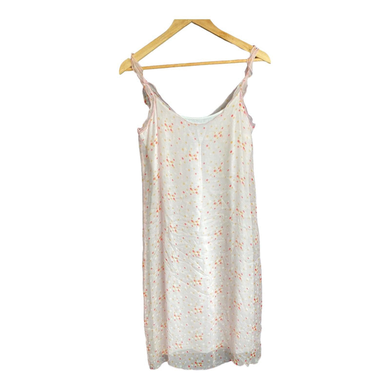 Sportmax Silk Pale Pink Spotty Sleeveless Dress UK Size 10 - Ava & Iva