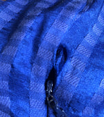 Zac Posen Silk Blend / Chiffon Short Sleeve Midi Dress Cobalt Blue UK Size 8 - Ava & Iva