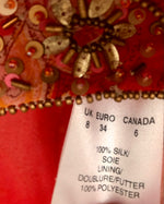 Planet Sleeveless 100% Silk Chiffon Embroidered Maxi Dress Multi Floral Print UK Size 8 BNWT - Ava & Iva