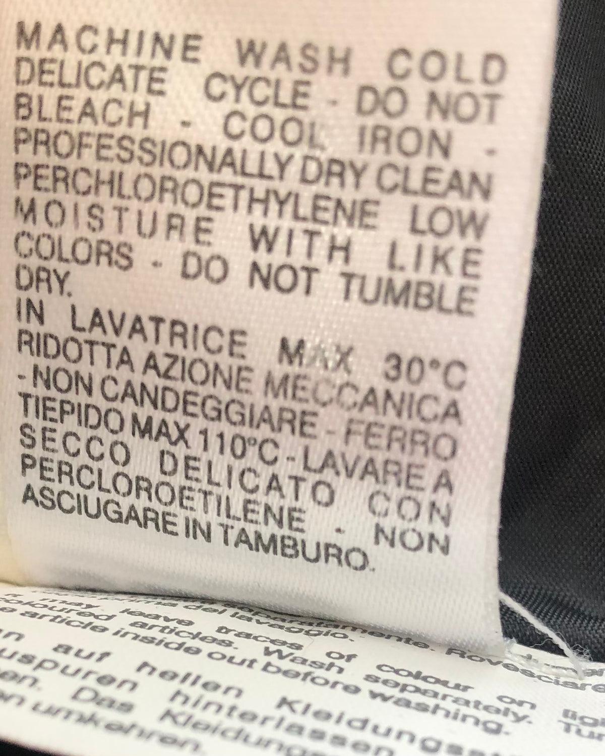 Sportmax Code Distressed Faded Grey 100% Cotton Denim Biker Jacket UK Size 8 - Ava & Iva