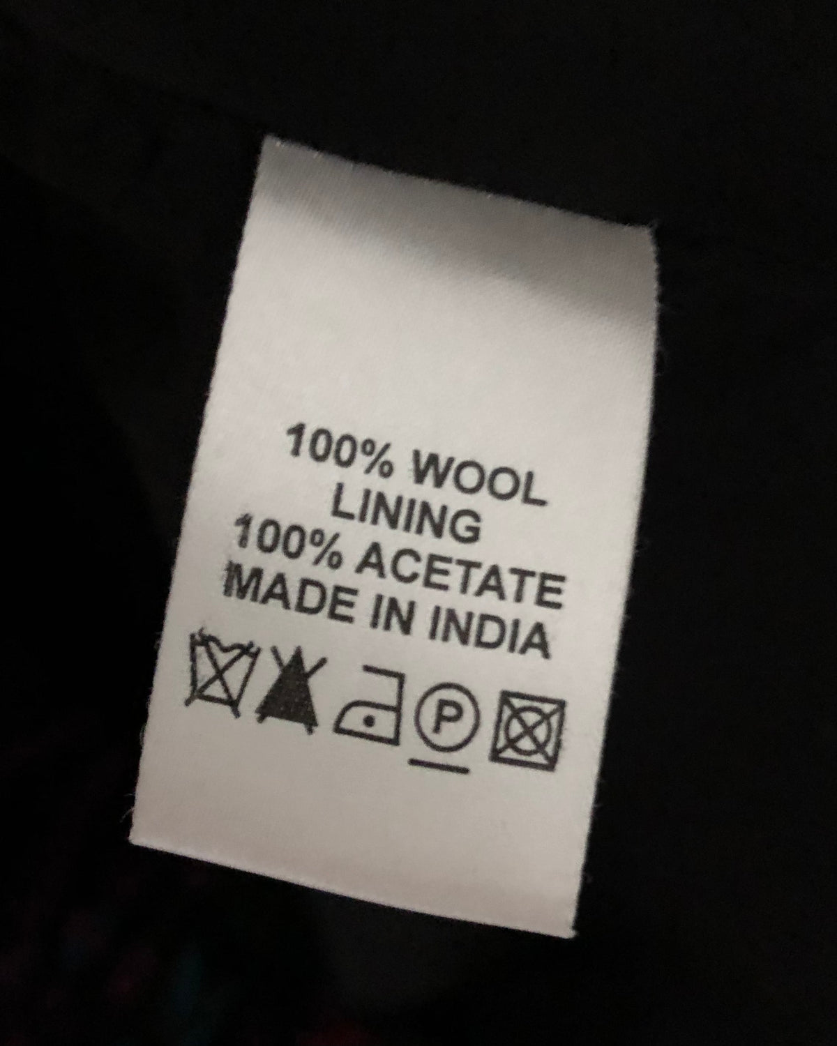 East 100% Wool Long Sleeve Open Front Embroidered Jacket Black Multi Size S/M - Ava & Iva