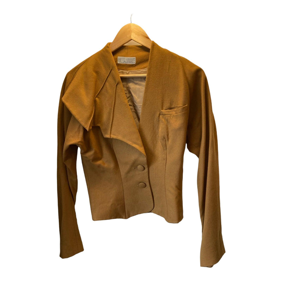 Emmanuelle Khanh Mustard Gold Skirt Suit UK Size 8 - Ava & Iva