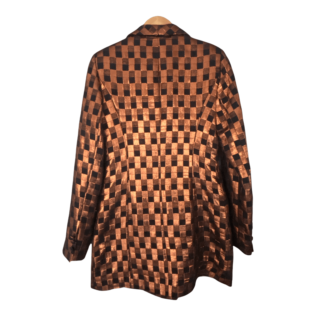 Scribe Rozanna Purcell Bronze and Black Metallic Jacket UK Size 10 BNWT - Ava & Iva