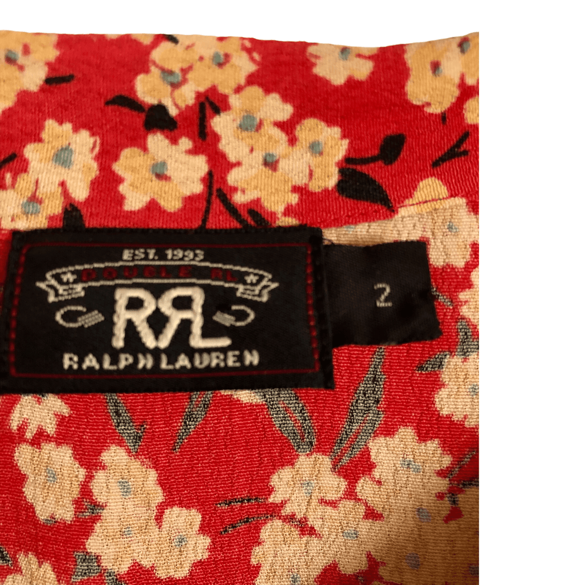 Ralph Lauren Short Sleeved Belted Tea Dress Red / Multi Floral Print UK Size 6 - Ava & Iva