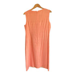 Rolande Linen Look Peach Sleeveless Shift Dress UK Size 12 - Ava & Iva