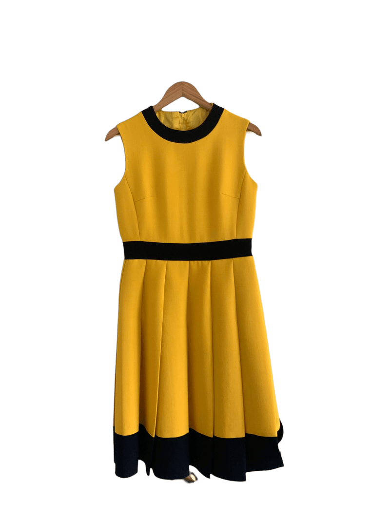 Mansfield Dress and Jacket Yellow and Navy UK Size Small/Medium - Ava & Iva