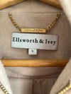 Ellsworth & Ivy Wool Blend Cream Cape UK Size Small - Ava & Iva