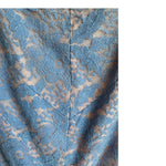 Vintage Pale Blue Lace Sleeveless Dress UK Size 8 - Ava & Iva