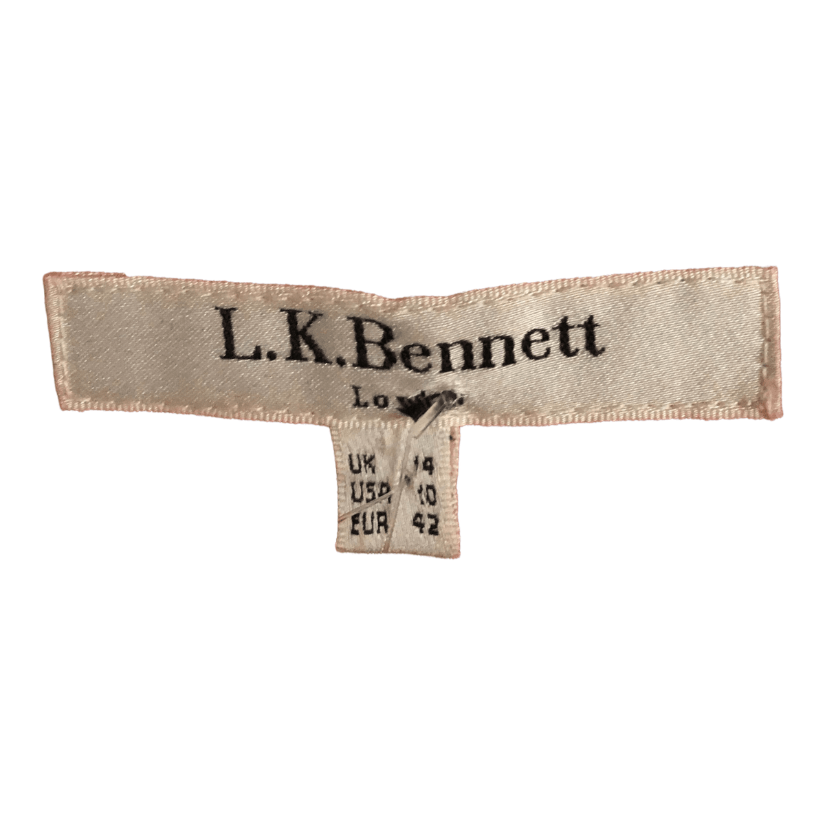 L.K.Bennett Dr Nicole Stretch Viscose 3/4 Sleeve Bodycon Dress Poppy Red UK Size 10-14 - Ava & Iva