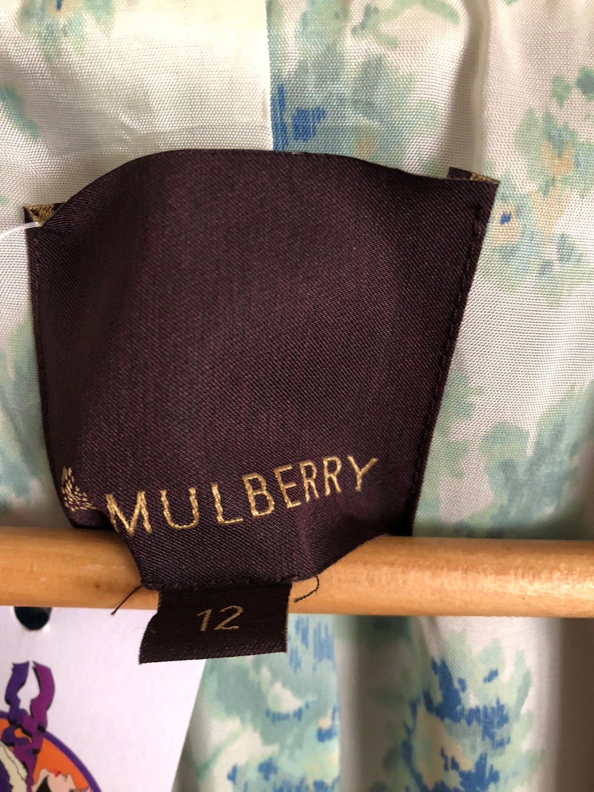 Mulberry Designer Vintage 100% Wool Day Evening Jacket Navy Blue UK Size 12 - Ava & Iva