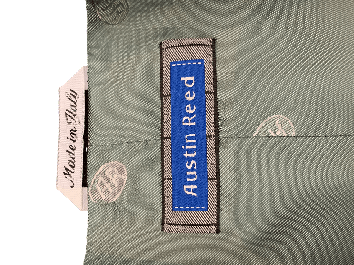 Austin Reed 100% Wool Single Breasted Jacket Brown IT36 UK Size 12 - Ava & Iva