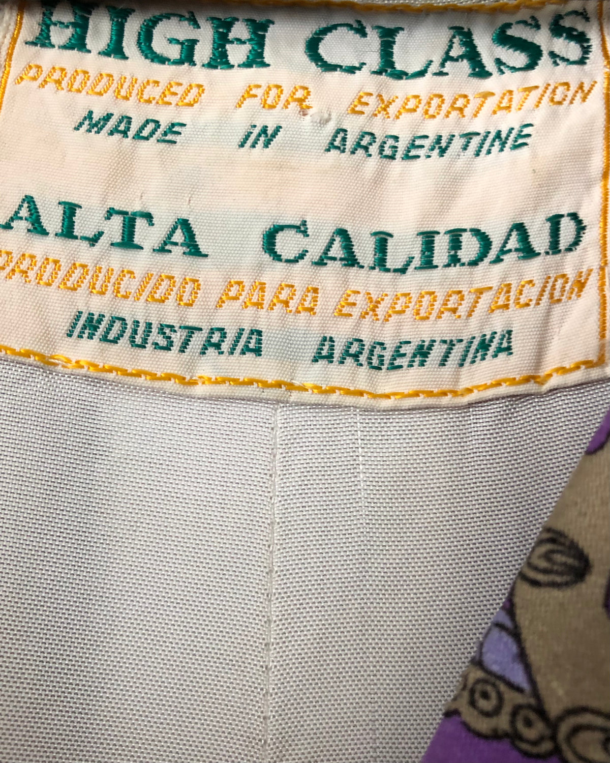 High Class Vintage 100% Raw Silk Sleeveless Jumpsuit Purple Gold UK Size 10-12 - Ava & Iva