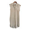 AllSaints 100% Silk Sleeveless Tunic Dress Cream UK Size 8 - Ava & Iva