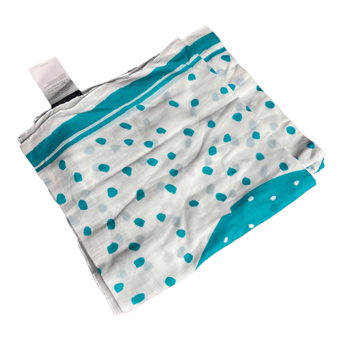 Armani Jeans Turquoise and White Scarf - Ava & Iva