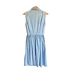 Preen Line Cotton Denim Sleeveless Dress UK Size Extra Small - Ava & Iva