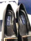 Shortlands Black Leather Low Heeled Court Shoes Size 37 (UK4) - Ava & Iva