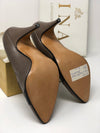 Gina Vintage Leather Court Shoes Brown and Pewter Colour UK4 - Ava & Iva