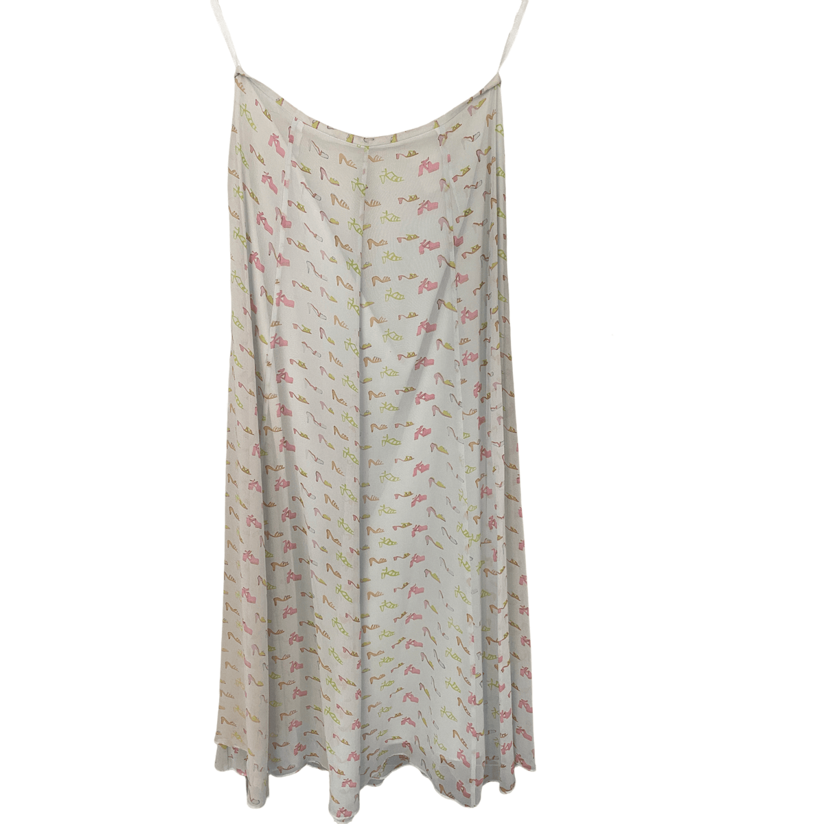 Fenn Wright & Mason Two Piece Silk Top & Skirt Kight Blue Shoe PatternUK Size 10/12 - Ava & Iva