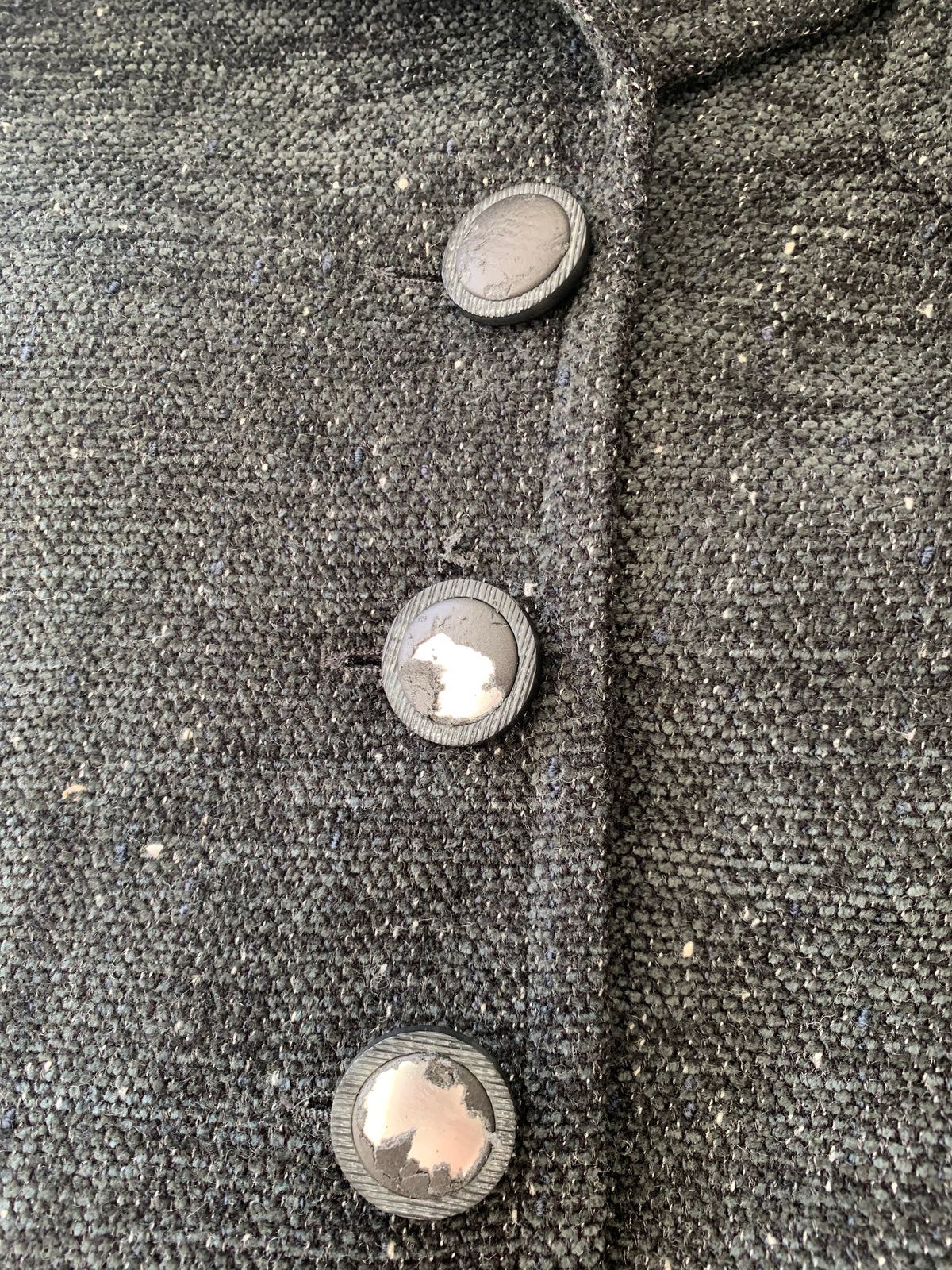 George Rech Jacket Grey Single Breasted Jacket FR42 UK SIZE 10/12 - Ava & Iva