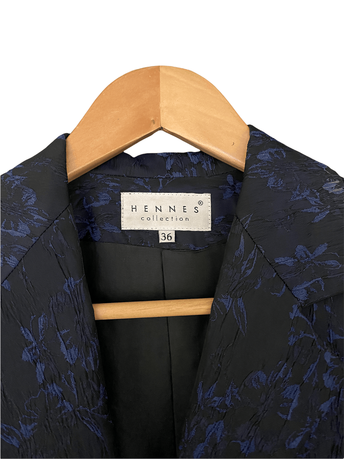 Hennes Collection Dark Blue Coat Size 36 UK Size 8 - Ava & Iva