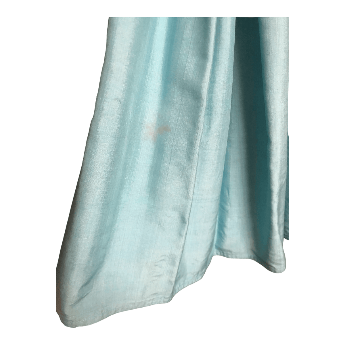 Unbranded Vintage Satin Sleeveless Belted Summer Maxi Dress Light Blue UK Size 10 - Ava & Iva